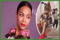 Fans Slam Zoe Saldana's Husband for Dressing like a Woman in Fishnet Tights on His 42nd B-Day