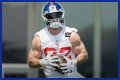 Longtime Giants defensive end who has cohosted the third hour of Good Morning America since July 2018: 2 wds.